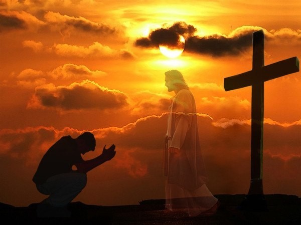 Create meme: Jesus Christ , People pray to Jesus, Forgiveness of sins