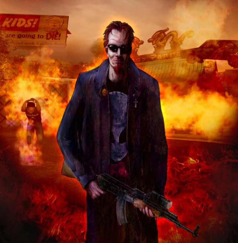 Create meme: postal 2 dude, postal dude, postal 2