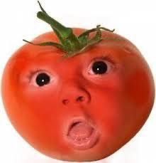 Create meme: Pomidorka , tomatoes, dangerous tomato