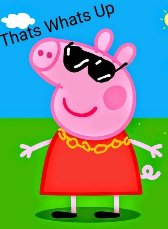Create meme: peppa pig , peppa peppa, peppa pig and her friends