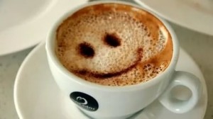 Create meme: coffee smile, good morning coffee Cup, coffee foam Wallpaper