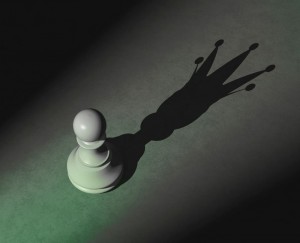 Create meme: pawn and king images, drawing a pawn of shadows, pawn