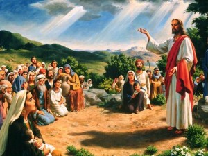 Создать мем: иисус христос, новый завет нагорная проповедь, нагорная проповедь иисуса христа