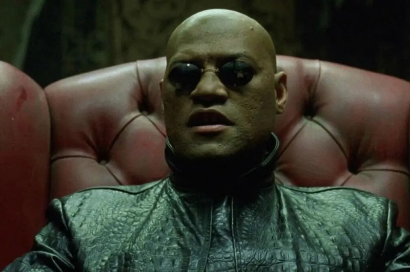 Create meme: matrix: reboot, Morpheus from the matrix, matrix Morpheus