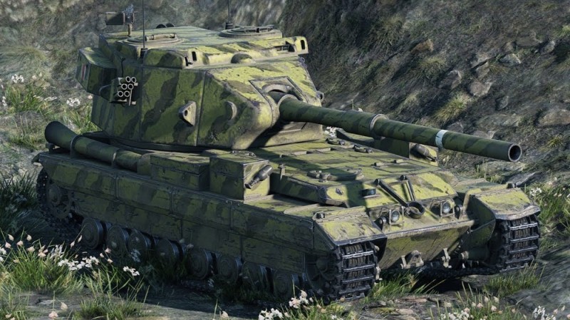 Создать мем: fv 215, танк бабаха, world of tanks