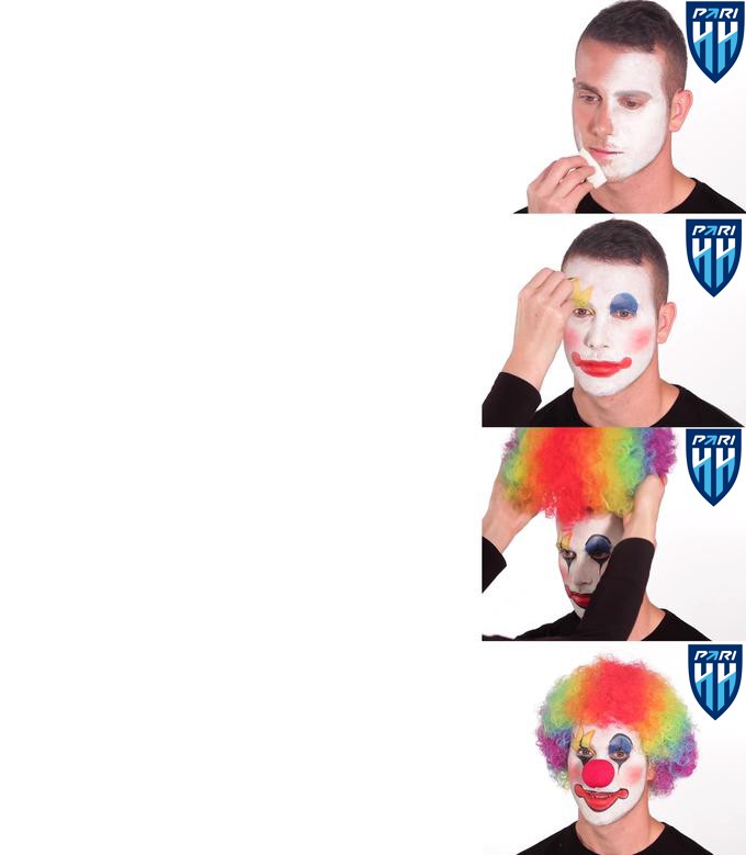 Создать мем: клоунский грим мем, клоун грим, клоунский грим