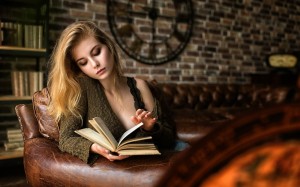 Create meme: woman, beautiful girls, reading books