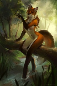 Создать мем: кицунэ фурри, fox furry, фурри лисы девушки арт