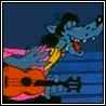 Create meme: Oh wait 2, Oh wait guitar, nu pogodi wolf with guitar