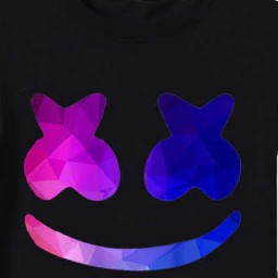 Create meme: marshmello, Glow-in-the-Dark marshmallow T-shirts, neon marshmallow