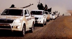 Создать мем: Исламское государство, isis truck toyota, машины обсе фото