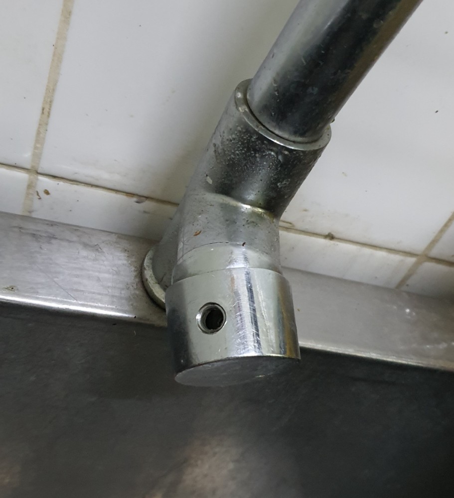 Create meme: adjustable outlet 50 stainless steel, handrail connector 90 gr, hinge tap for pipe 50.8x1.5 mm