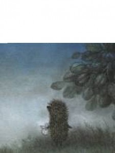 Create meme: book hedgehog in the fog, the book hedgehog in the fog, hedgehog in the fog illustration