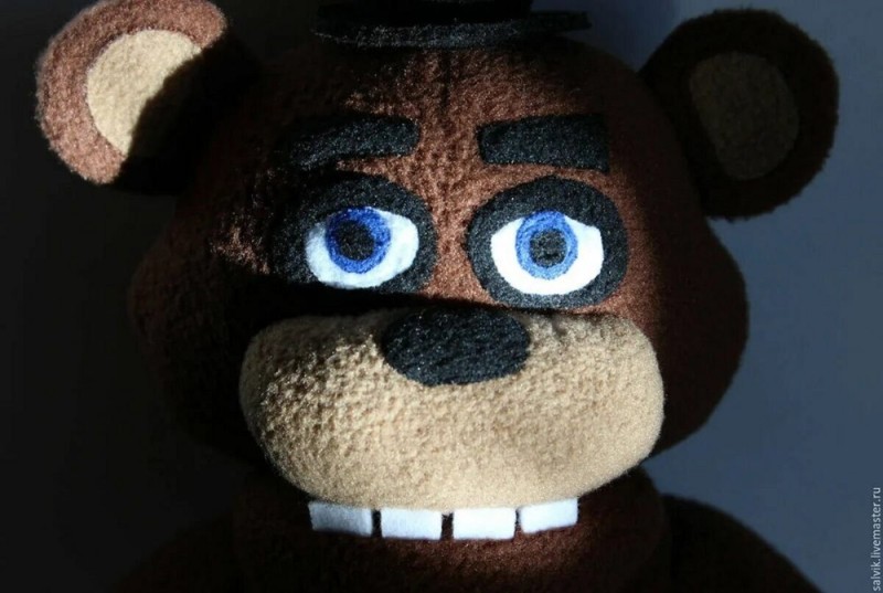 Create meme: freddy's stuffed toy, freddy's head, five nights at freddy s