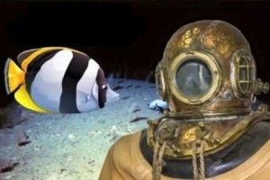 Create meme: diver mask old picture, meme about the pressure at depth, day diver