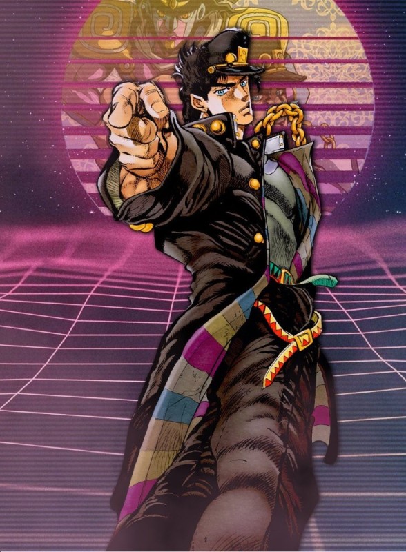 Create meme: jojo kujo jotaro, Jojo's adventures, jotaro, cujo 