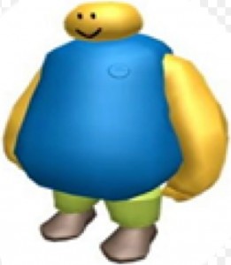 Create meme: cartoon, fat roblox