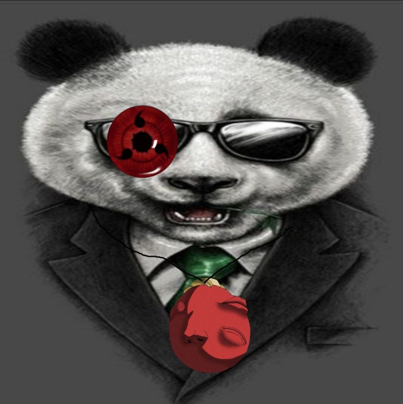 Создать мем: dmca, панда мультяшная крутая, панда арт