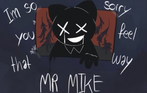 Создать мем: человек, аниме арты, nightmare sans x reader