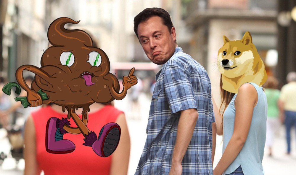 Create meme: dogecoin by Elon Musk, vacap has earned, anime