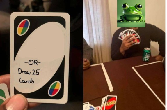 Создать мем: игра uno, uno meme, card game