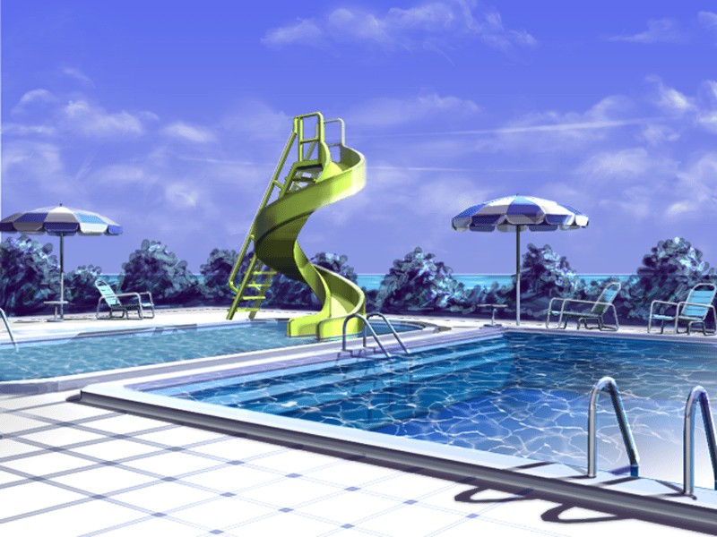 Create meme: mini water park, outdoor pool, pool design