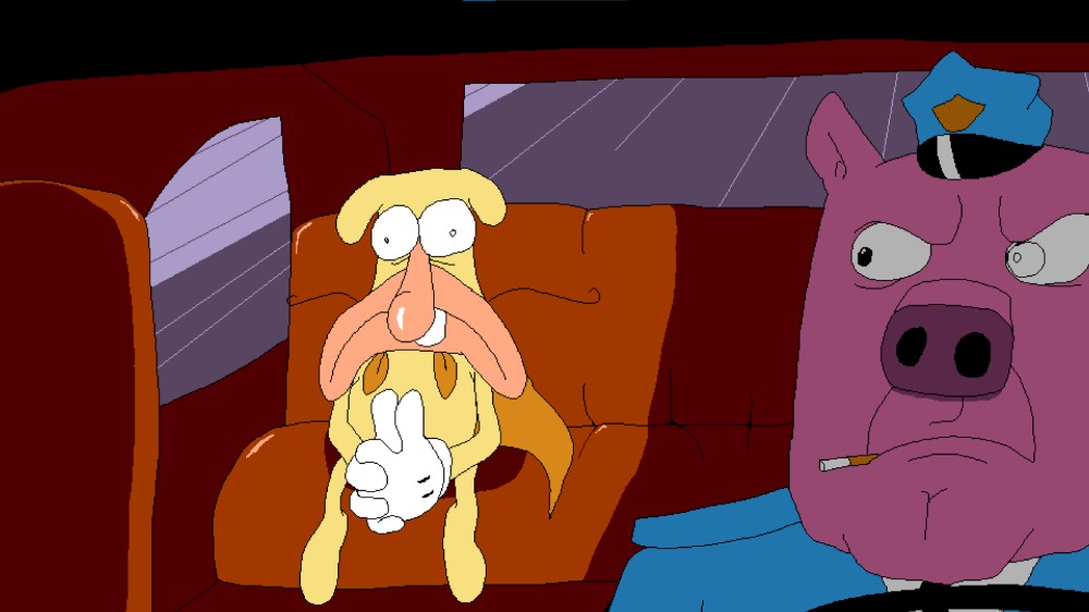 Create meme: Spider Pig The Simpsons, Quagmire's father Griffins, Family Guy Season 8