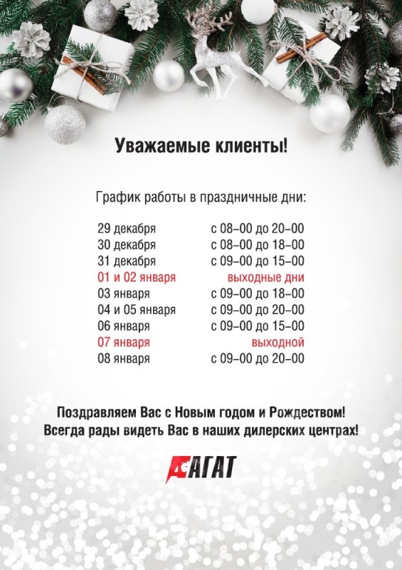 Create meme: schedule of car dealerships in the new year, working hours of the salon on holidays, working hours on public holidays