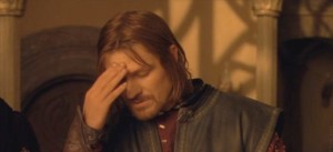 Create meme: Sean bean Boromir, Boromir meme, Boromir