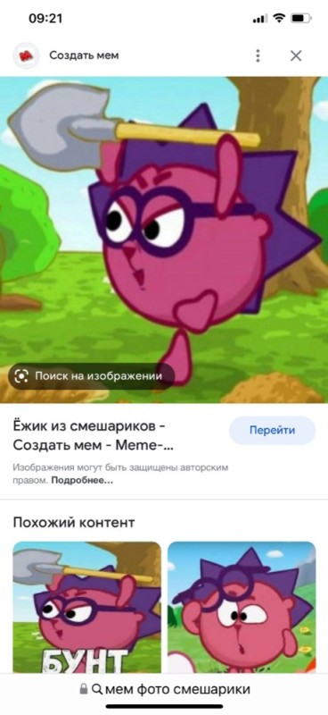 Create meme: hedgehog smeshariki, hedgehog meme smeshariki, from smesharikov hedgehog