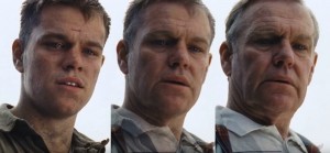 Create meme: Matt Damon saving private Ryan, Matt Damon, Matt Damon saving private Ryan is aging