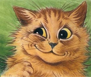 Создать мем: cat cartoon, louis wain, коты луиса уэйна