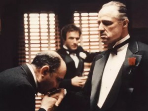 Create meme: marlon brando, al Pacino the godfather in the chair, the godfather movie trilogy