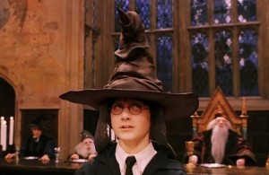 Create meme: Harry Potter sorting hat, Harry Potter 