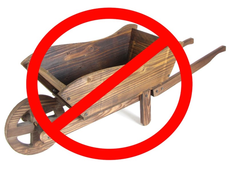 Create meme: wooden wheelbarrow, the cart of wood, garden wheelbarrow