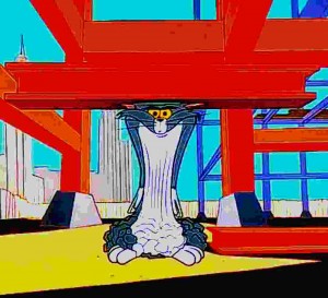 Create meme: tom, Tom and Jerry in construction, Tom and Jerry 1965