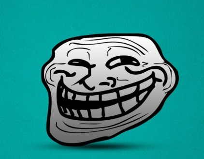 Create meme: face trollface, trol face, meme trollface
