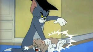 Create meme: Jerry slaps Tom, Tom and Jerry gifs, Tom and Jerry