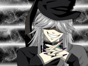Create meme: Dark Butler 2, undertaker black Butler cosplay smile, the undertaker dark