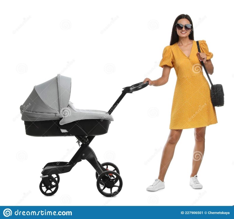 Create meme: a woman with a stroller, a woman with a stroller on top, a woman holds a stroller