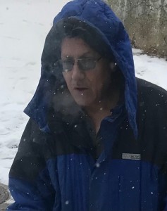 Создать мем: портрет мужчины в снегу, карен владимир 50, мужчина
