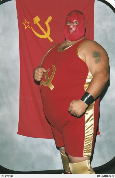 Создать мем: борис жуков рестлер, толстый коммунист, wrestler