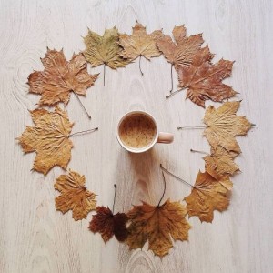 Create meme: oak wreath, autumn