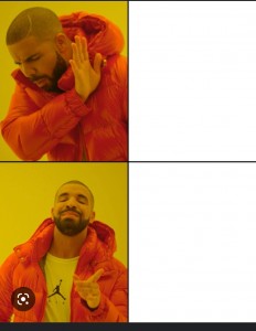 Create meme: drake meme, rapper Drake meme, Drake meme