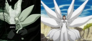 Create meme: bleach Aizen transformation, bleach Ichigo vs Aizen, bleach Espada fun
