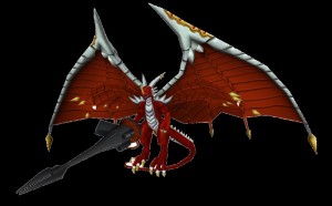 Create meme: Digimon, dragon, Bahamut dragon fantasy