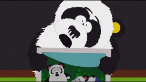 Создать мем: панда из южного парка, панда грустно саус парк, южный парк панда