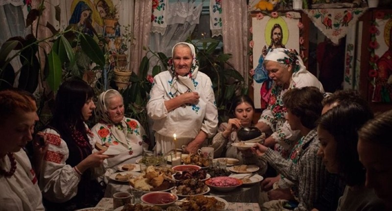 Create meme: rite , grandparents , autumn grandfathers in belarus (dzyady)