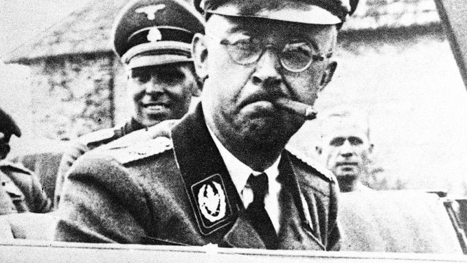 Create meme: Reichsfuhrer SS Heinrich Himmler, Himmler, Himmler and Heydrich