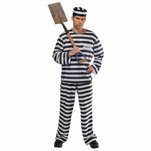 Создать мем: полосатый костюм заключенного, костюм зека, тюремная одежда